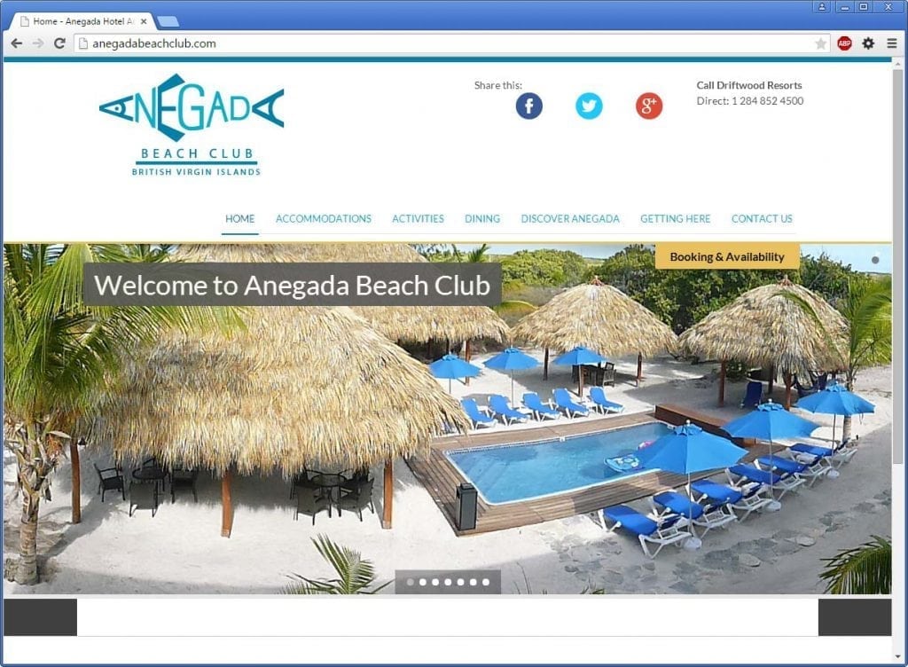 Anegada Beach Club Website