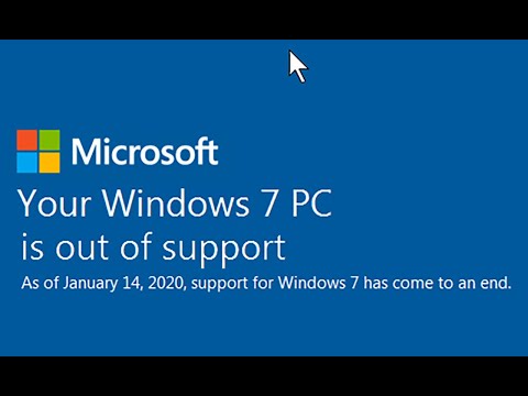 When will Microsoft end support for your version of Windows or