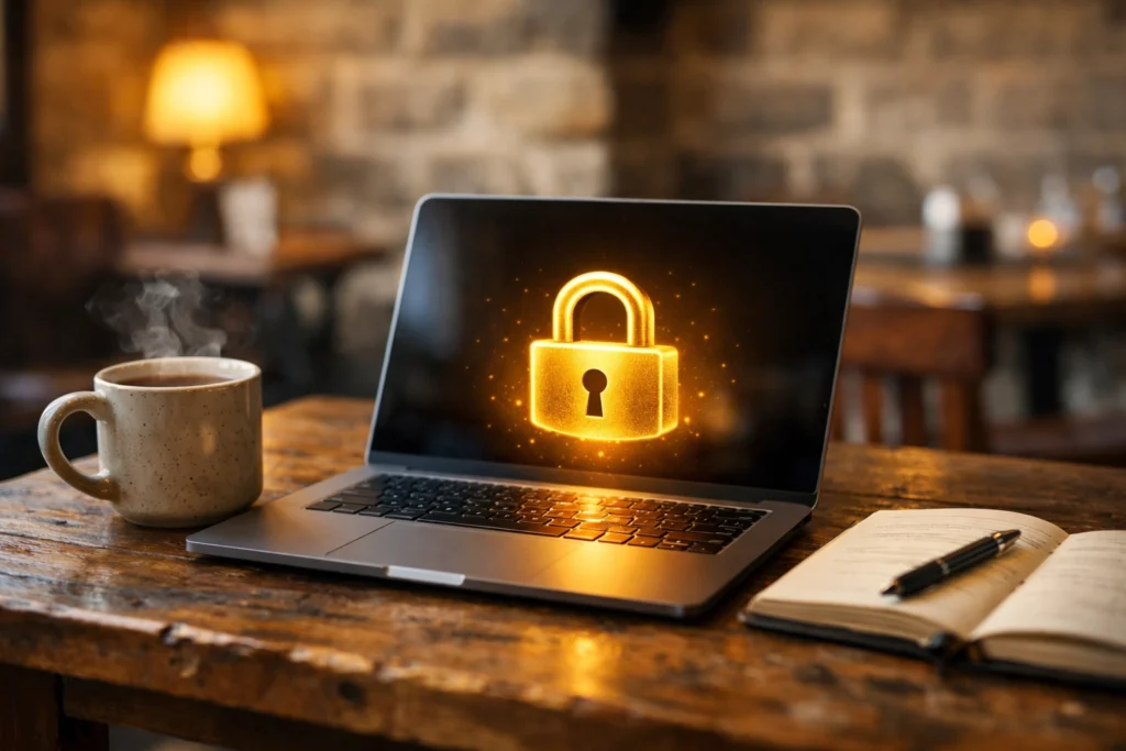 Laptop screen showing a Session Expired notification.